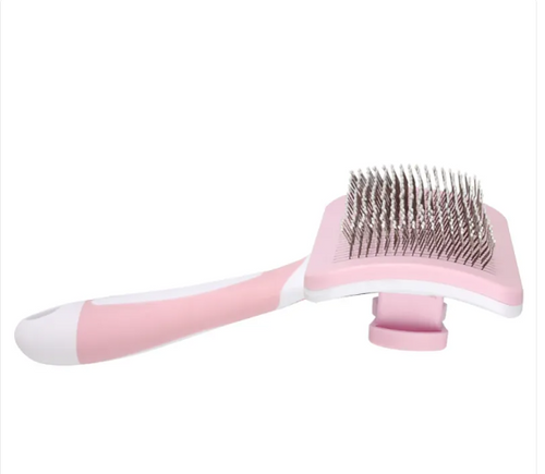FurEase Self-Cleaning Slicker Brush for Dogs & Cats